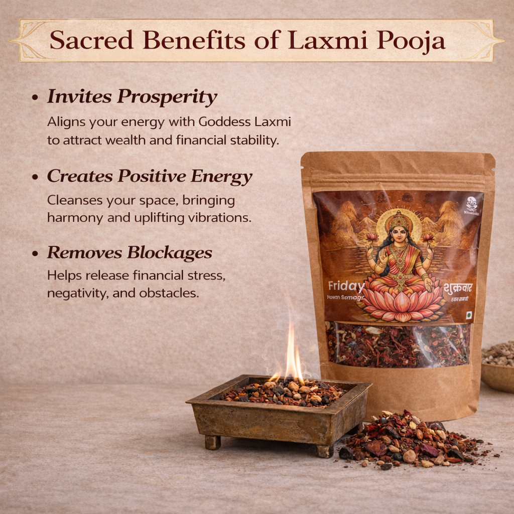 Shukravar Laxmi Shakti Rasa Hawan Samagri - Friday Puja Pack- 350 gm