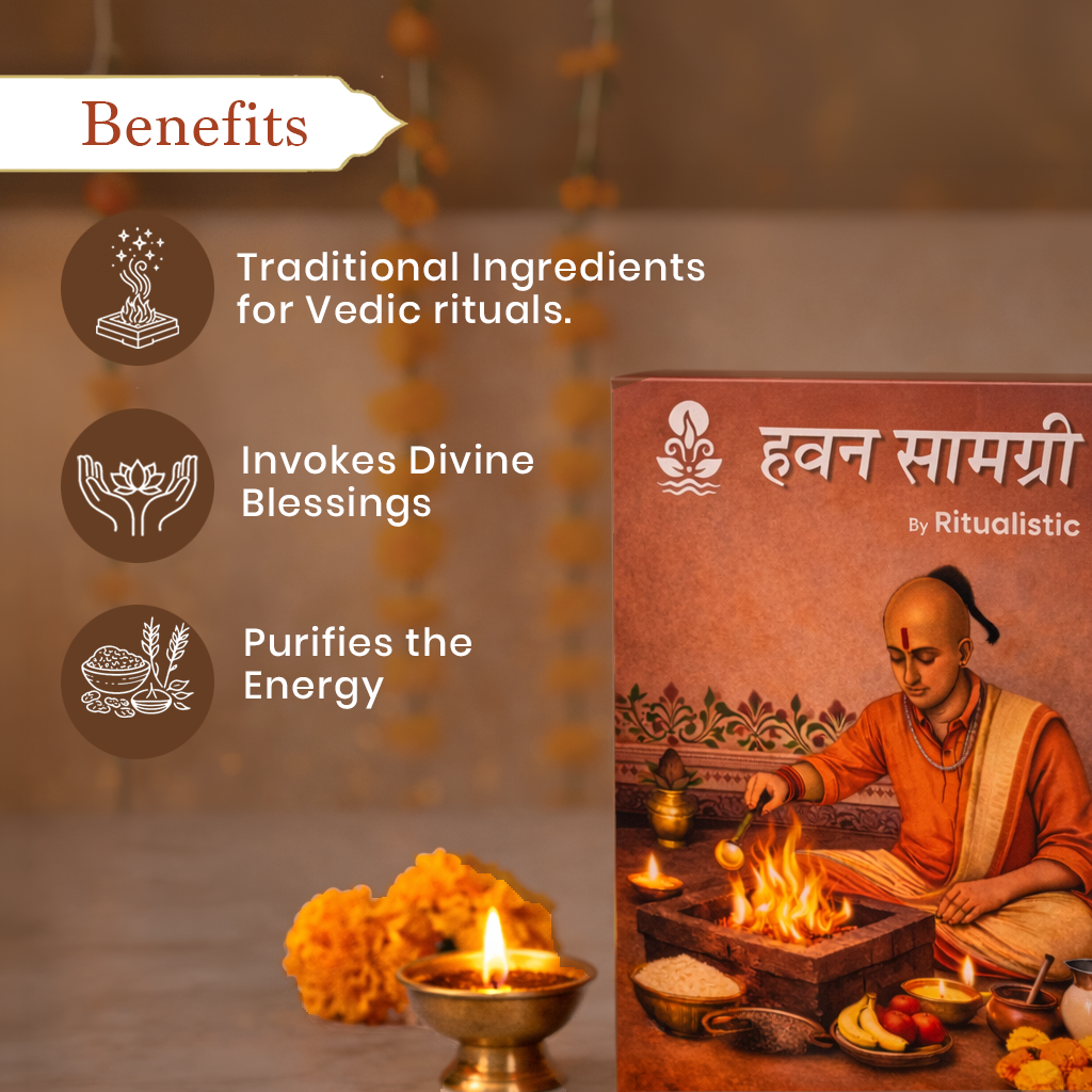 Siya-Ram Pavitra Hawan Samagri- Special Puja Pack with 23 Ingredients (350g)
