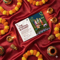 Gods Of India - Set of 5 Wall Plates