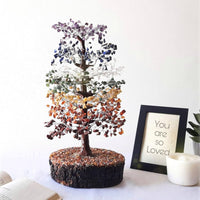 7 Chakra Crystal Gemstone Wishing Tree
