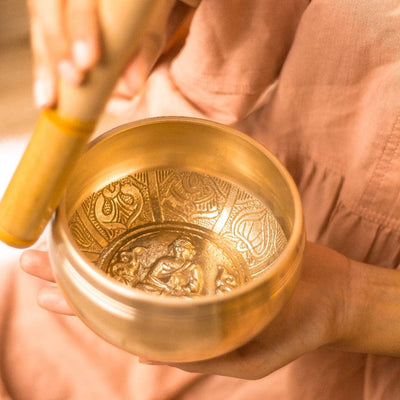 MNL Decorative Bells Sound Therapy Buddha Singing Bowl