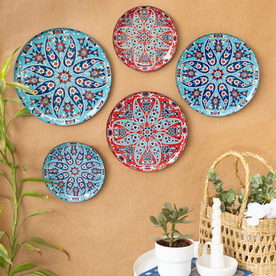 MNL Decorative Plates Turkish Wall Plates - Set of 5