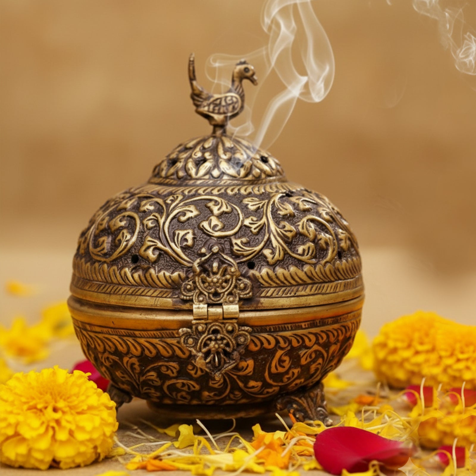 Brass Heritage Dhuna Kalash Dhoopdani