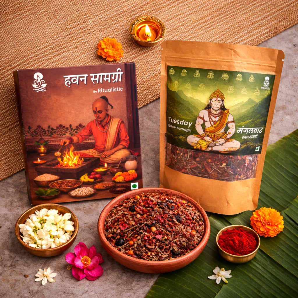 Mangalvar Hanuman Pavitra Hawan Samagri - Tuesday Puja Pack- 350 gm