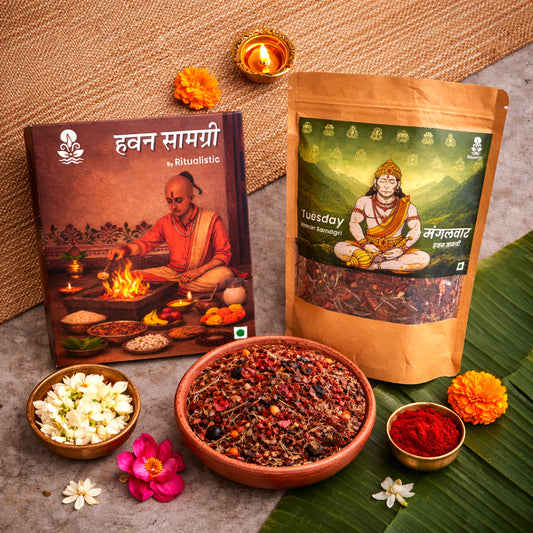 Mangalvar Hanuman Pavitra Hawan Samagri - Tuesday Puja Pack- 350 gm
