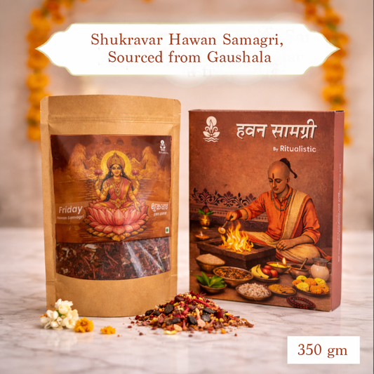 Goddess Laxmi Shakti Rasa Hawan Samagri - Friday Puja Pack- 350 gm