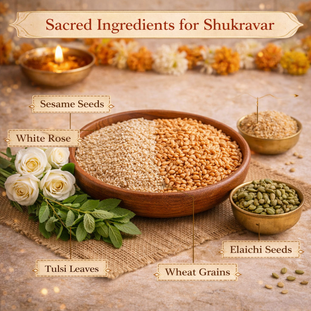 Shukravar Laxmi Shakti Rasa Hawan Samagri - Friday Puja Pack- 350 gm