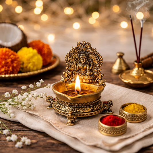 Brass Divya Lakshmi Diya