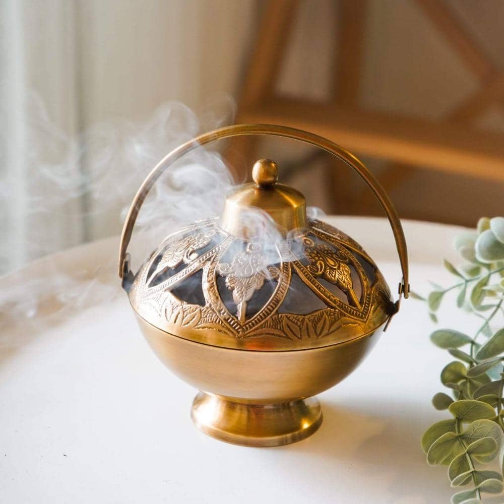 MNL Incense Holders Home Purifying Vintage Loban Lamp