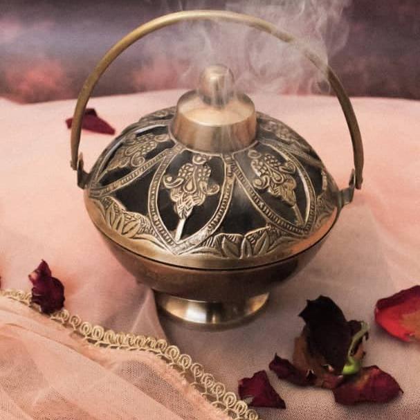 MNL Incense Holders Home Purifying Vintage Loban Lamp