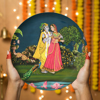 Gods Of India - Set of 5 Wall Plates