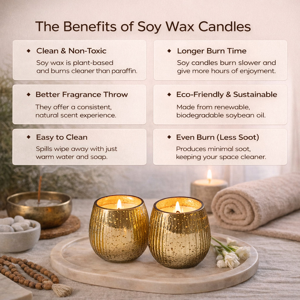 Scented Premium Soy Wax Candle - Set of 2
