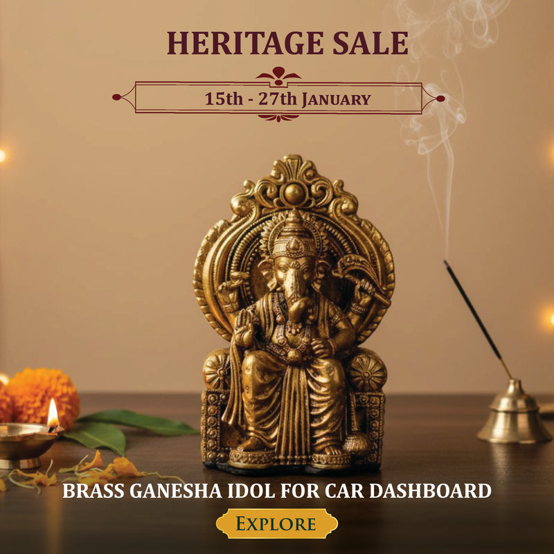 Sacred Brass Idols for Home & Car