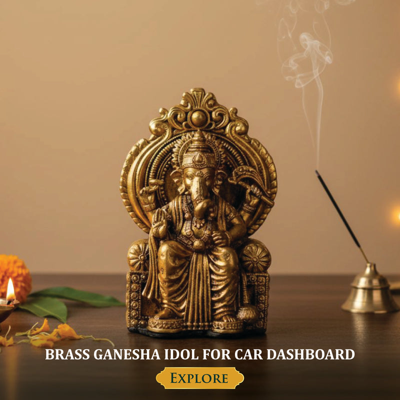 Sacred Brass Idols for Home & Car