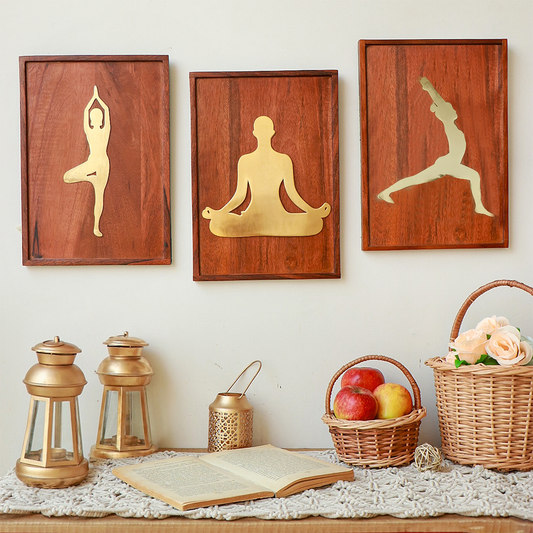 Serene Yoga Frames - Set of 3
