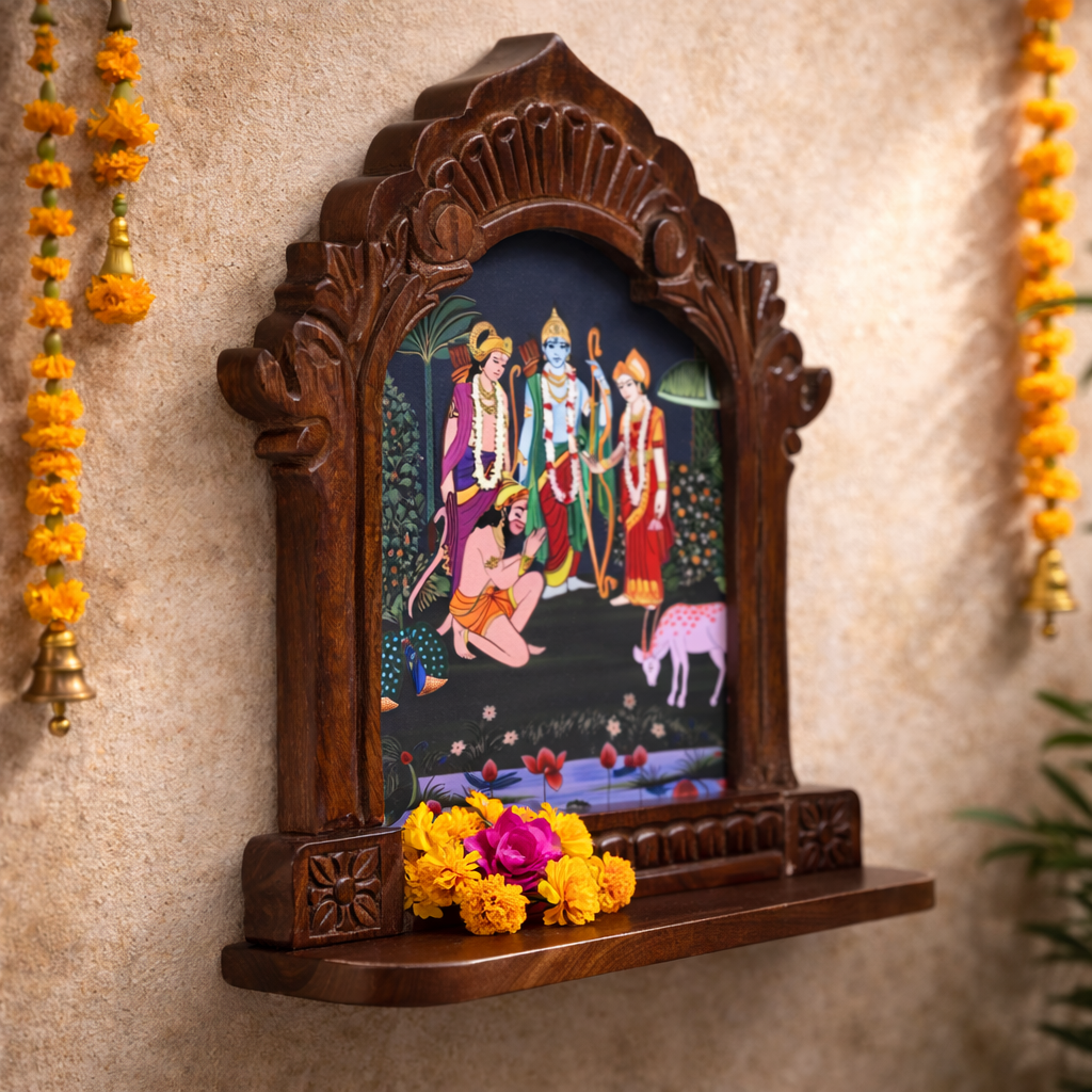 Bhakti Wall Mounted Temple - Ram Darbar