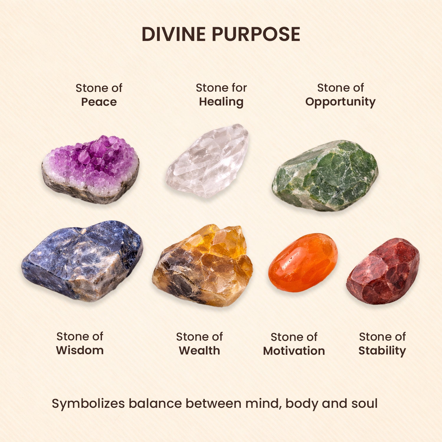 7 Chakra Crystal Gemstone Wishing Tree