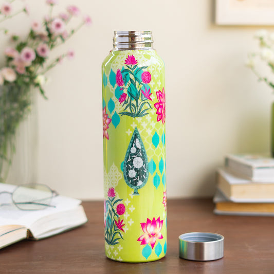 Stainless Steel Water Bottle - Lime